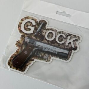 Glock Holographic Sticker with Gun Design